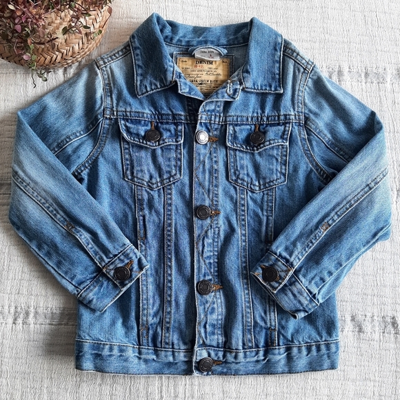 Zara Other - 𝅺Zara Boys denim jacket size 6
